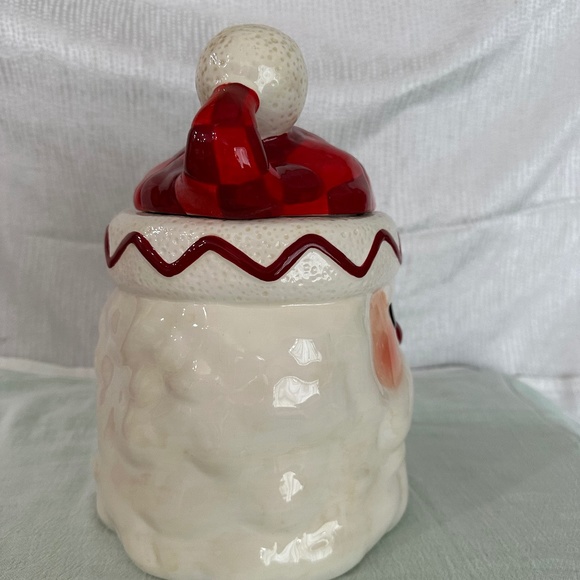 Vintage Hallmark  Ceramic Santa  Face Cookie Jar, - Picture 2 of 8